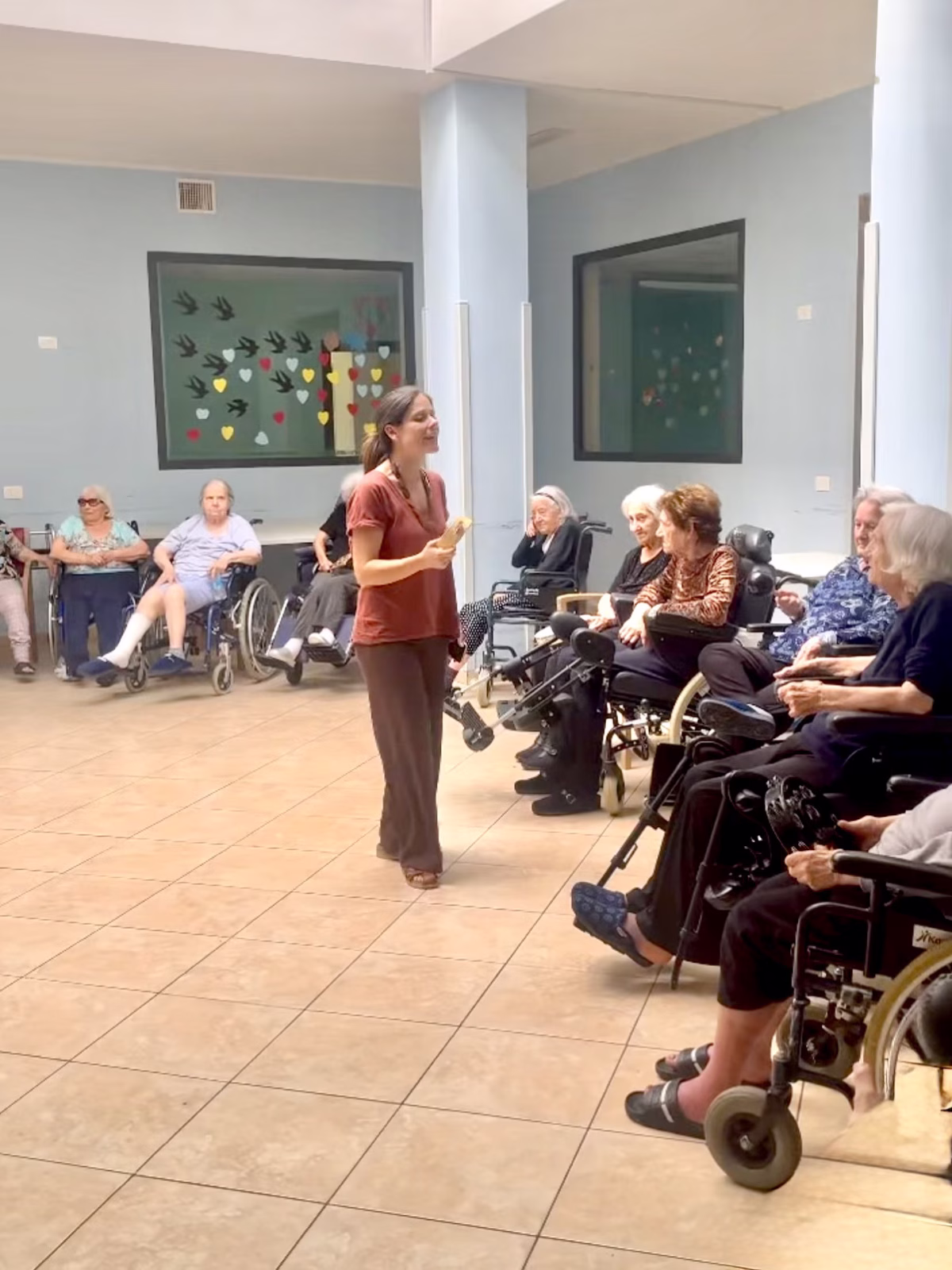 La Musicoterapia è una delle tante attività della residenza